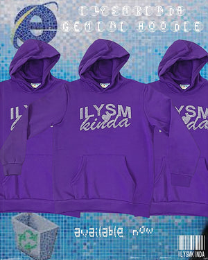 purple gemini hoodie